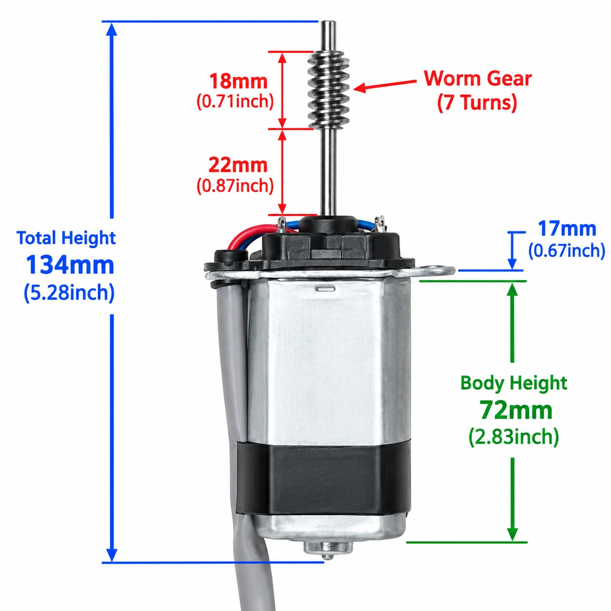 12V 24V Universal Car Power Window Lift Motor Electric Window Regulator Motor for Auto Truck Van Replacement