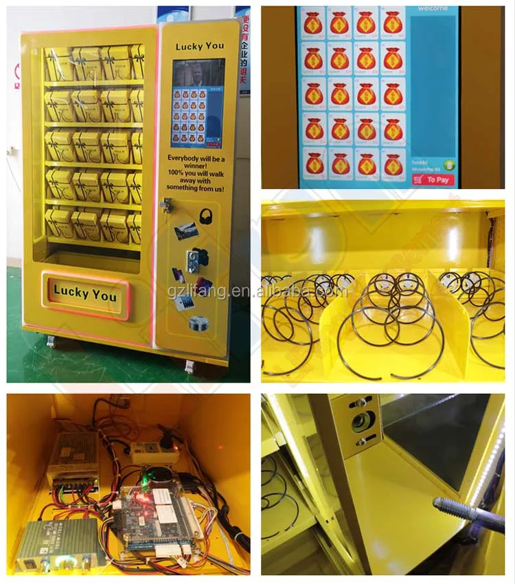 Metal Coin Banknote Operated Toy Mystery Box Game Vending Machine Indoor Card Reader Payment English