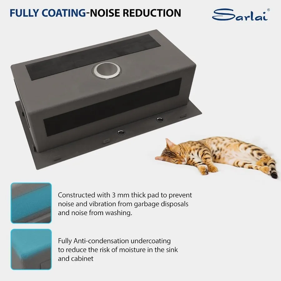 33 Inch Drop In Kitchen Sink - 33x19 Inch Stainless Steel Kitchen Sink Drop In Topmount Sink 16 Gauge Single Bowl Deep T