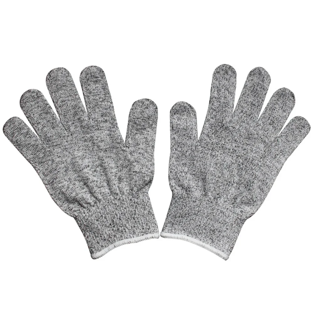 Guantes anticorte de grado 5, manoplas protectoras de mano de HPPE, protección de trabajo, jardinería y jardín