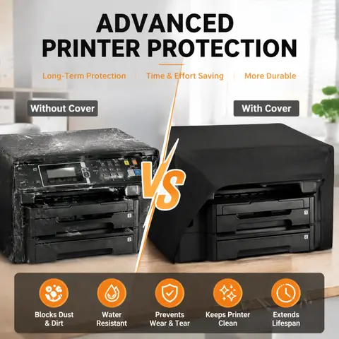 Oxford Printer Cover, Waterproof Dust Cover, Universal Protector for HP Epson Canon Brother Printers