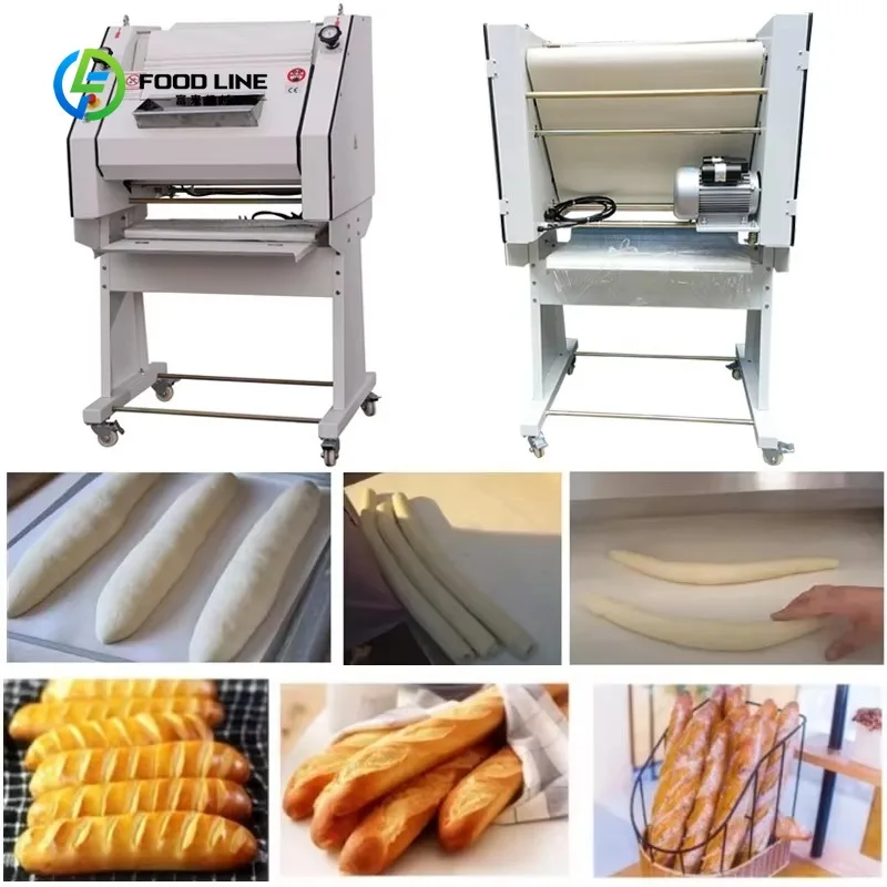 Customized Bakery French Baguette Bread Forming Machine Dough Moulder Long Loaf Making Machine