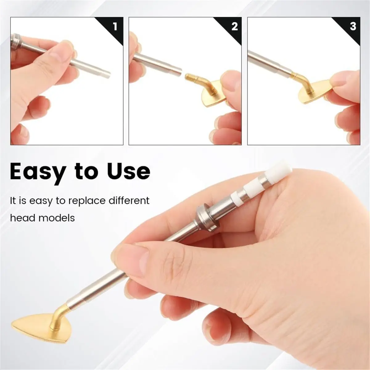 Time Saving Heat Insert Nut Iron Tip Heat Set Insert Tool Soldering TS100 Iron Tip 3D Printing Modify Finishing Tool view 5