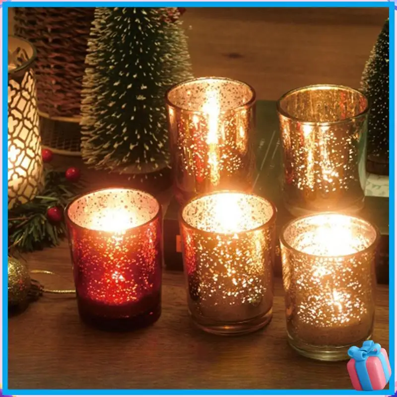 

Discount Electroplated Glass Candle Holder Wedding Decoration Western Food Decoration European Star Candle Cup Candlestick
