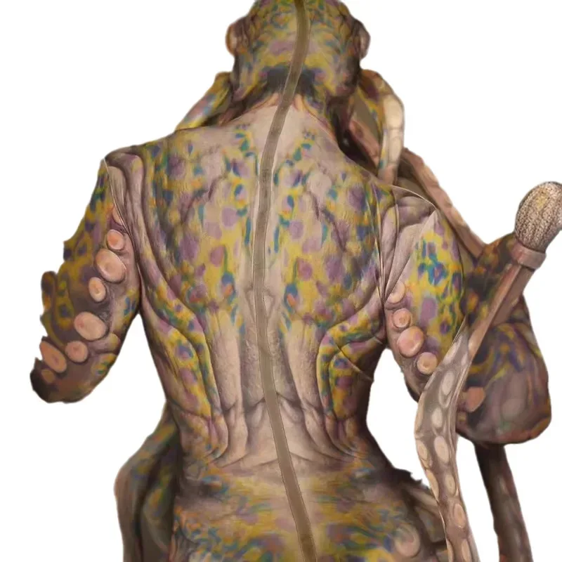 Tentacolo Terribile Polpo Mostro Costume Cosplay Donna Uomo Spaventoso Halloween Party Tuta Adulto Giochi di ruolo Tuta da ballo