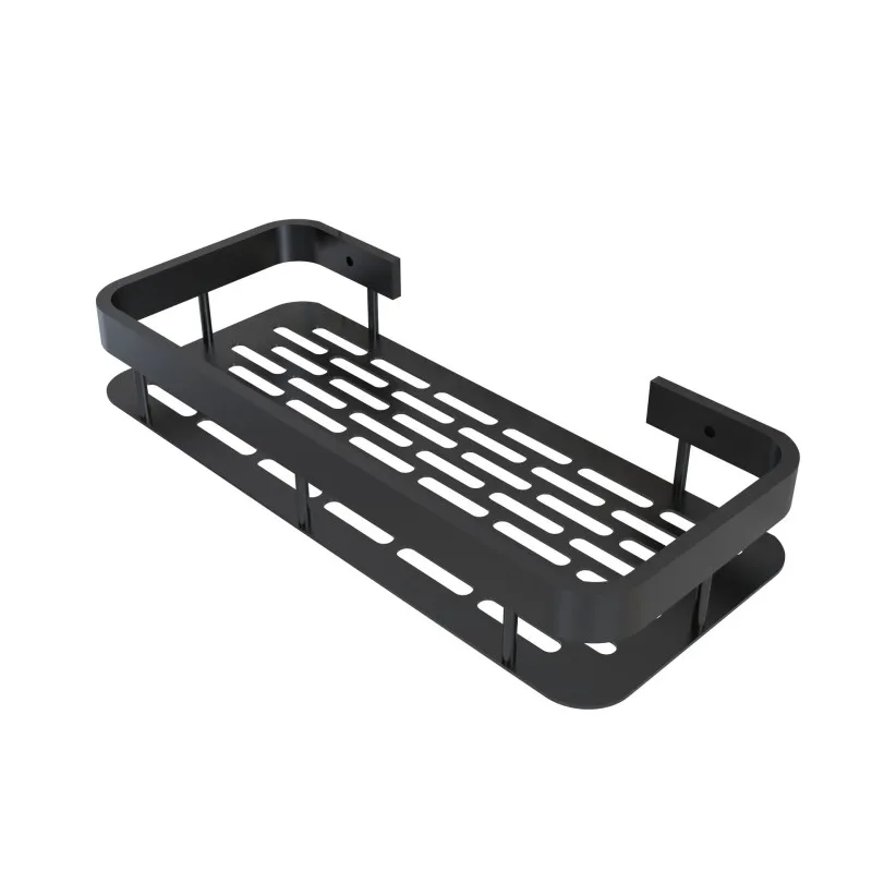 Bathroom Shelf Makeup Storage Organizer Aluminum Alloy Wall Mounted Shampoo Bottle Shower Rack for Bathroom Kitchen Accessories image 6