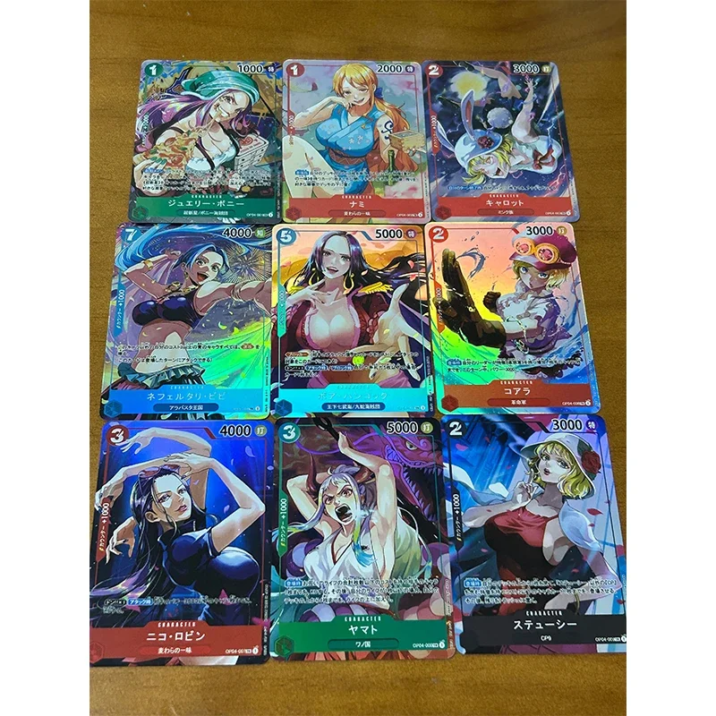 Personagens One Piece Anime Monkey D., One Piece Luffy Nami Yamato DIY Caseiros Bronzing Jogo Brinquedos, Cartão De Coleção, Natal E Presente De Aniversário