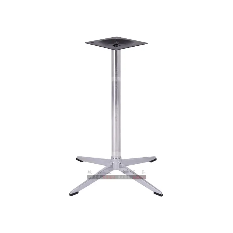 Office Outdoor Aluminum Alloy Cross Four-claw Metal Table Legs Reception Negotiation Conference Leisure Coffee Coffee Table Foot