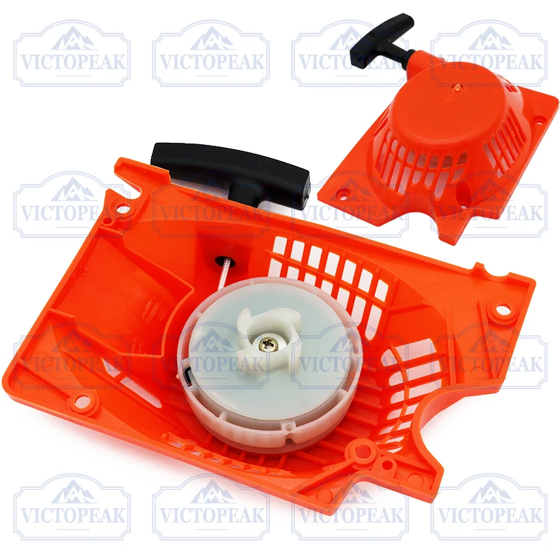 Garden Tool Parts Accessories Double Spring Hand Pulled Recoil Starter Kit for 58cc 52cc 45cc Chainsaw