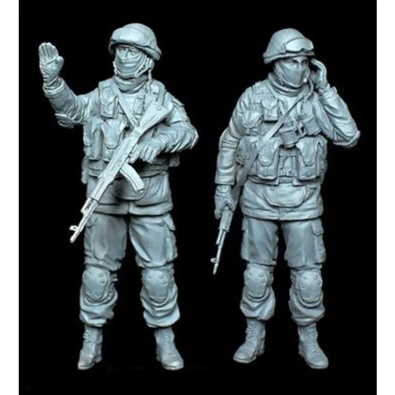 

1/35 Scale Die-cast Resin Figure Crimean Soldier Suit Model Assembly Kit Diorama Assembly Model Unpainted