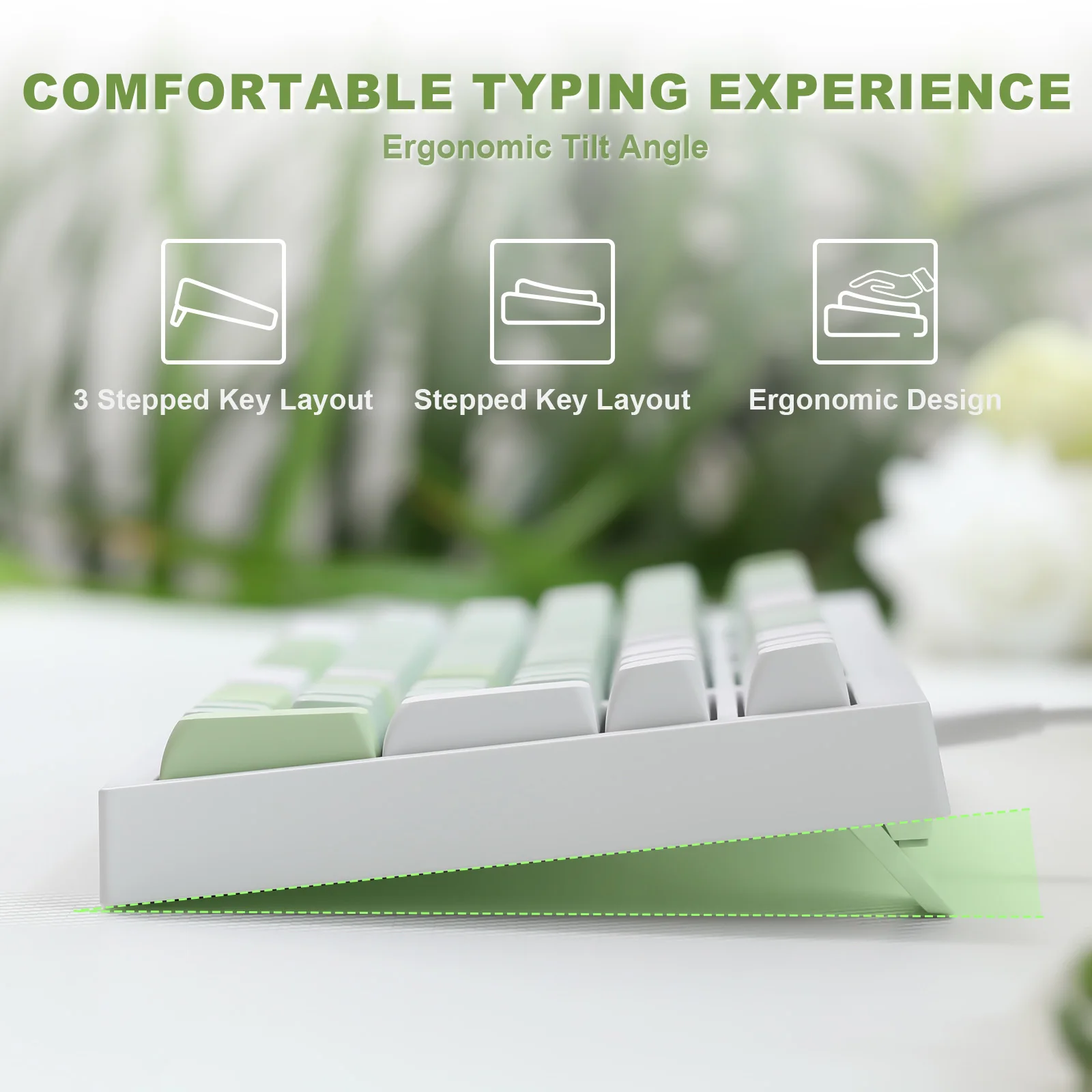 Imagem -06 - Teclado Retroiluminado com Fio Gaming Resistência a Derramamento Anti-ghosting Silenciosa Completa Numpad Membrana Branco 98 Chaves Yunzii-d98