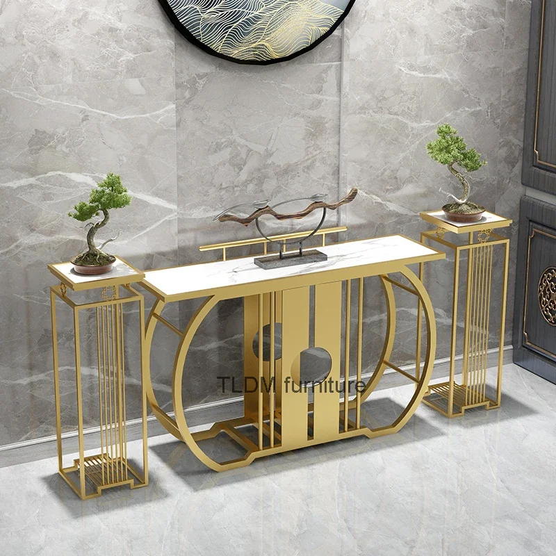 

Entryway Corner Living Room Table Modern Nordic Metal Gold Table Design Office Tavolino Soggiorno Moderno Hallway Furniture