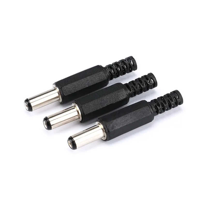 5Pairs 5.5x2.1mm DC Power Supply Male Plug + Female Jack Panel Mount Solder Wire Connector 5.5 * 2.1mm DC Plug Socket Connector
