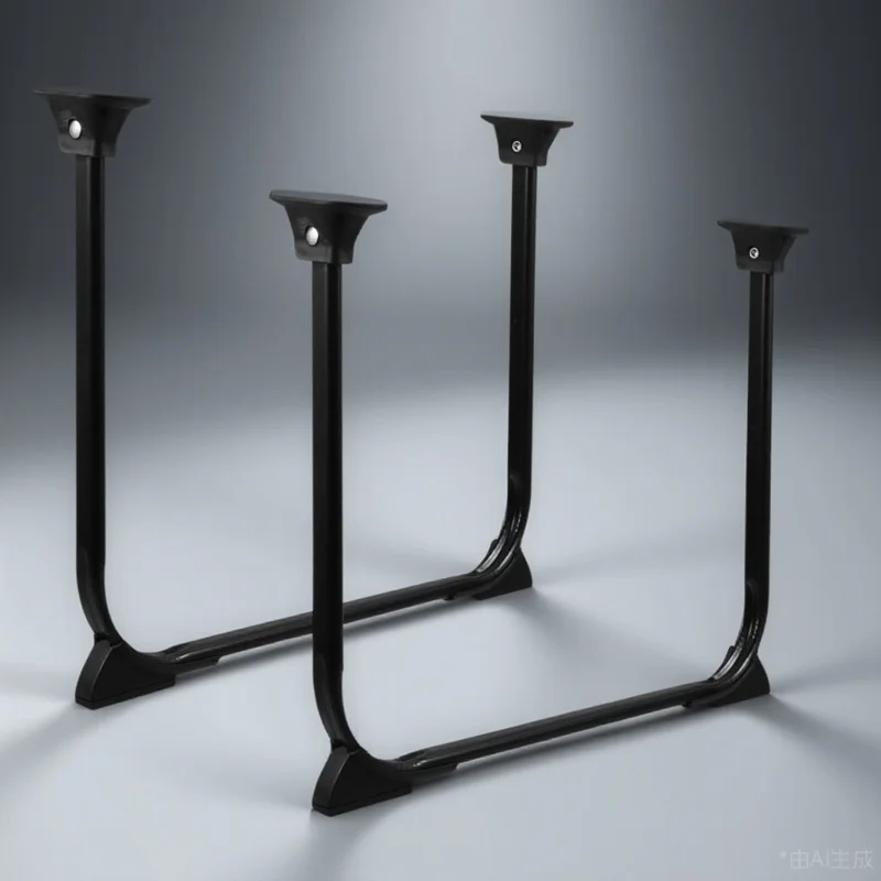 

2Pcs Folding Table Legs U Shape Heavy Duty Foldable Iron Legs for Coffee Table Desk Furniture Folding Brackets Heavy Duty