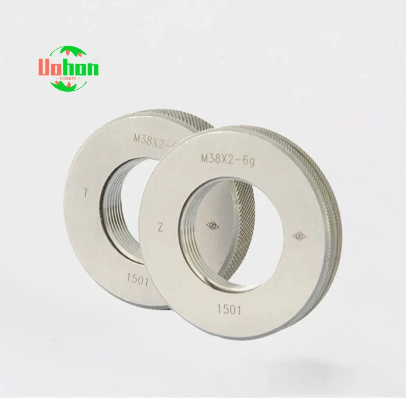 

Thread ring gauge go-no-go gauge 6g 6h M27 M28 M30 M32 M33 M35 Coarse and fine teeth GO and NOGO