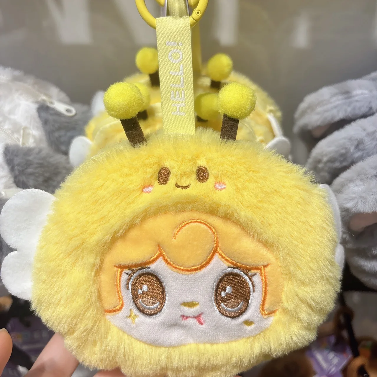 새로운 핫 모델 플러시 동전 지갑 귀여운 소녀 키 체인 동물 보관 가방 크리스마스 선물