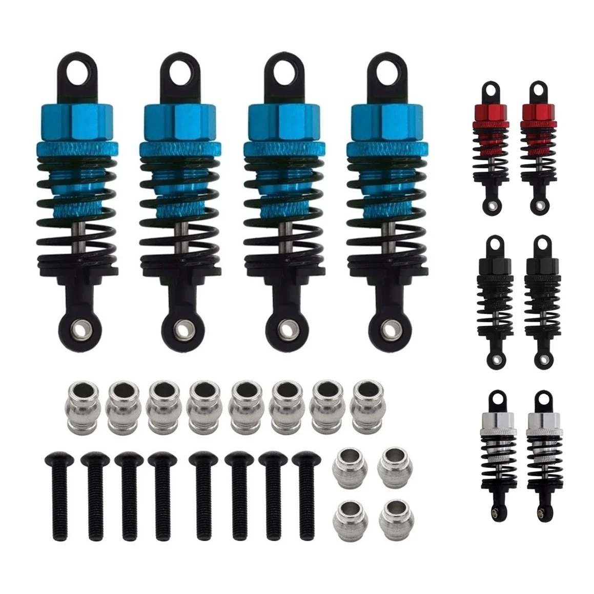 

Metal Shock Absorbers Oil Damper Set for Tamiya TT-01 TT01 TT-02 TT02 1/10 RC Car Upgrade Parts Accessoriess