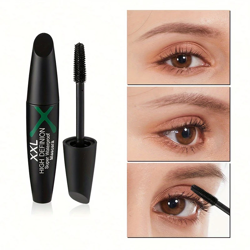 Dark Green Fork Waterproof Slim Long Curl Thick Lengthening Natural Long-lasting No Smudge Mascara