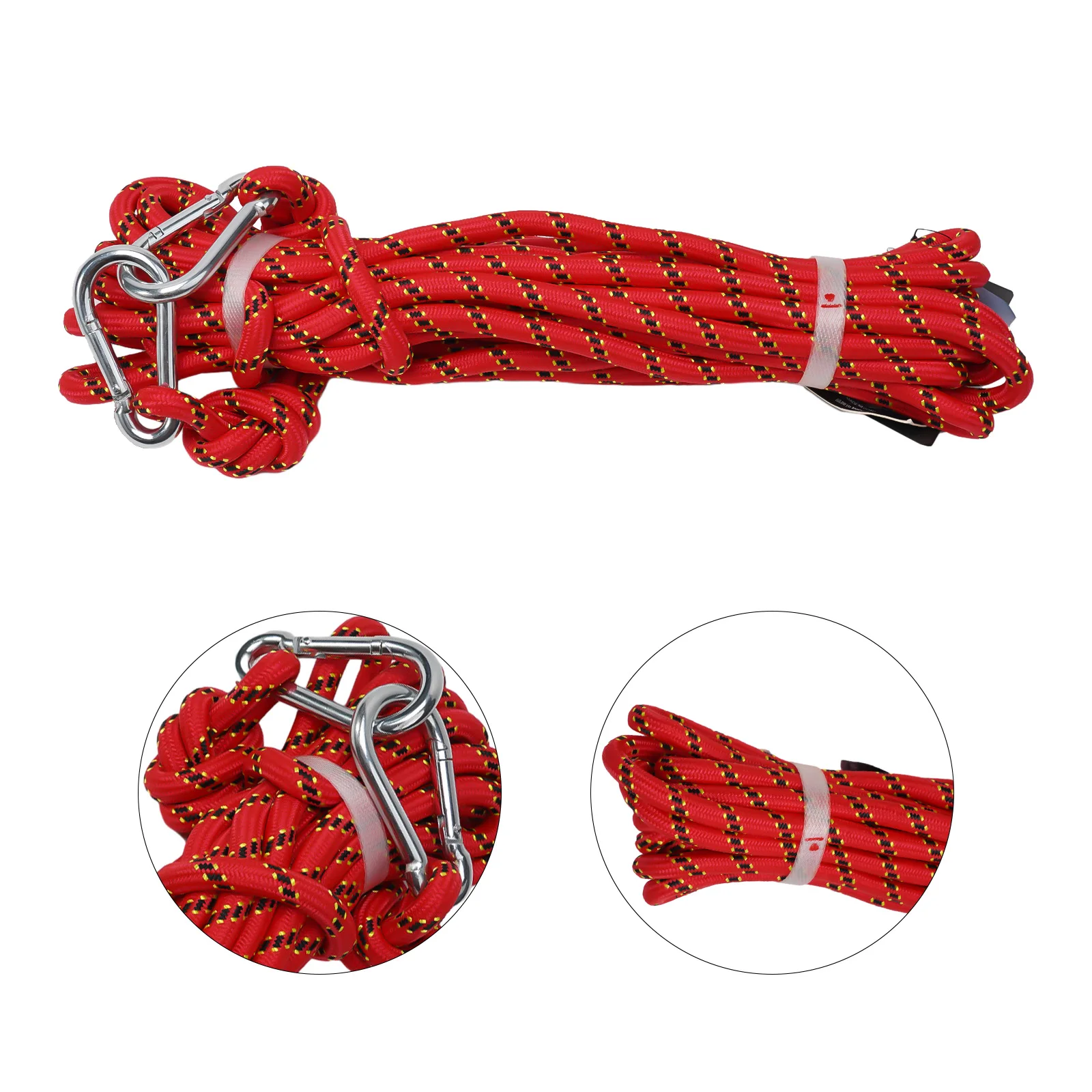 Safety Rope Rock Climbing Rope 10M Equipment Polyester Red/Bule Static Tree Wall High Performance High Quality