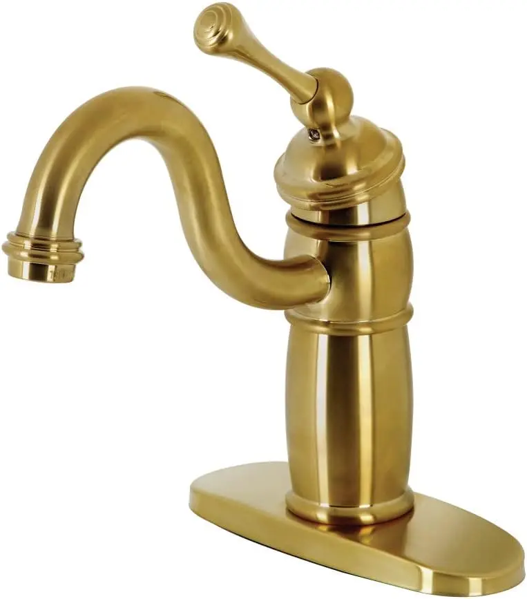 

KB1487BL Vintage Bar Faucet, Brushed Brass, 6.25 x 6.44 x 9.19