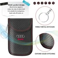 Faraday bag car RFID signal blocking keychain bag For Audi A3 A6 Q3 B5 B6 B7 B8 B9 Q7 8P 8V 8L A5 A4 C6 C5 C7 4F A1 A7 A8 Q2