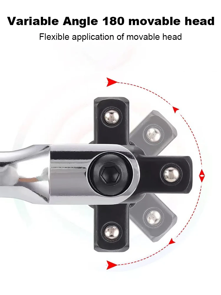 Hi-Spec 1/2 F Rod Long Force Bar Activity Head Socket Wrench Crv With Strong Force Lever Steering Handle 10\