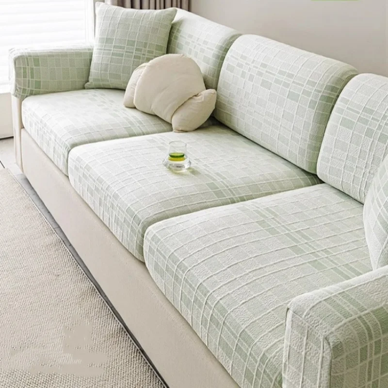 الصيف بارد الجليد غطاء أريكة من الحرير مرونة العالمي المضادة للقطط خدش الأريكة وسادة تغطي عدم الانزلاق L-شكل الغلاف حامي