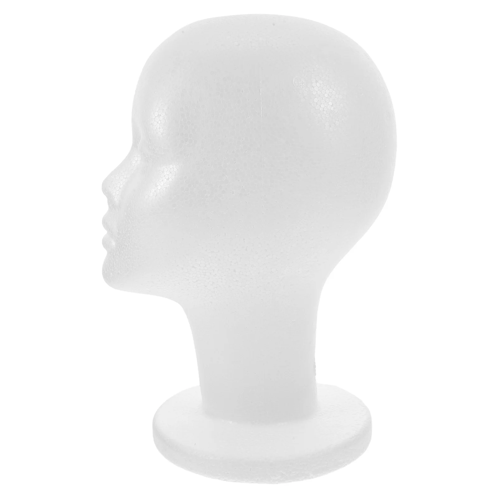 

1pcs 1 Foam Mannequin Head for Hat Display Material Stable Base Realistic Human Proportion Storage Rack Model Holder