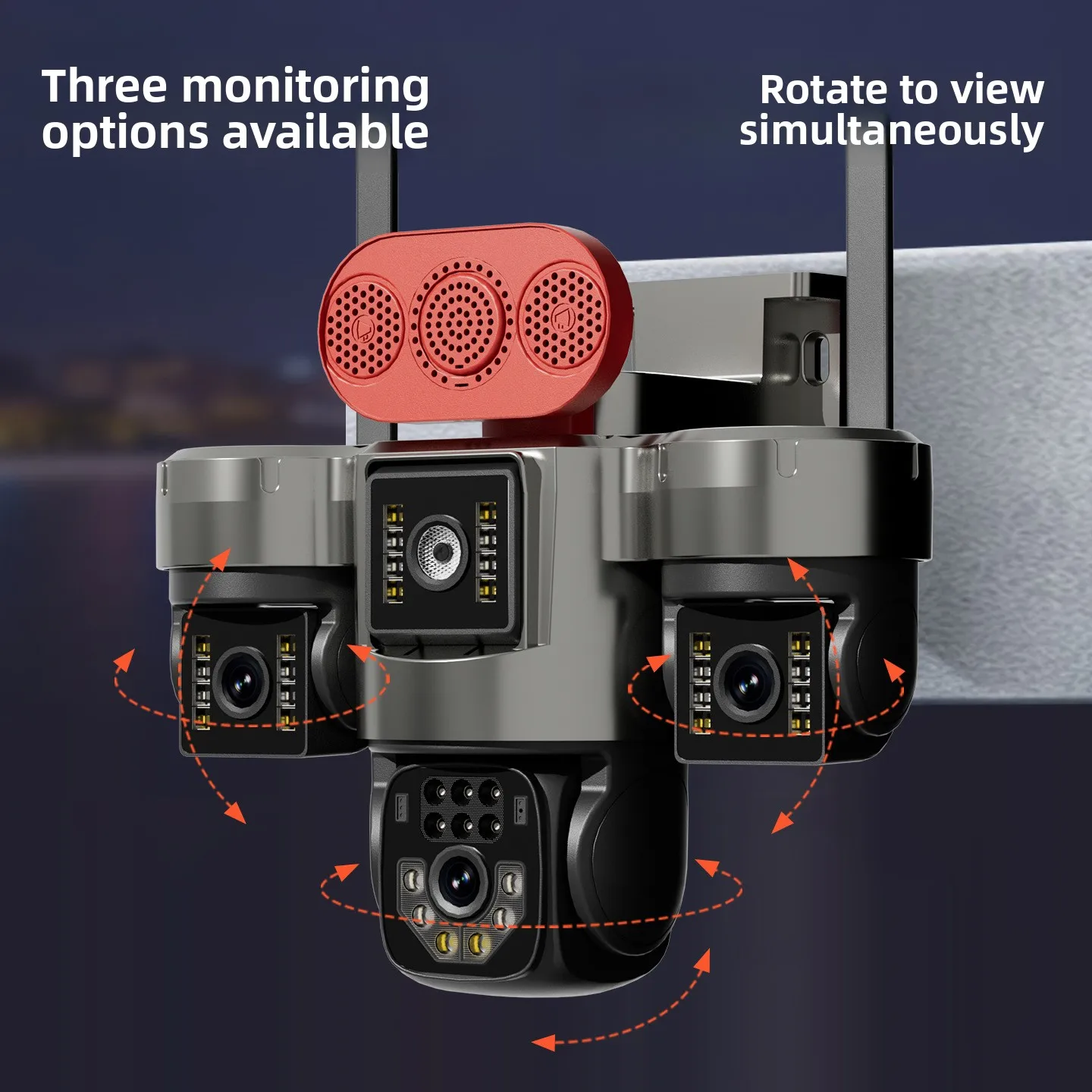 Solar Free Data CCTV Camera, Home Outdoor, HD Night Vision, Phone Remote View