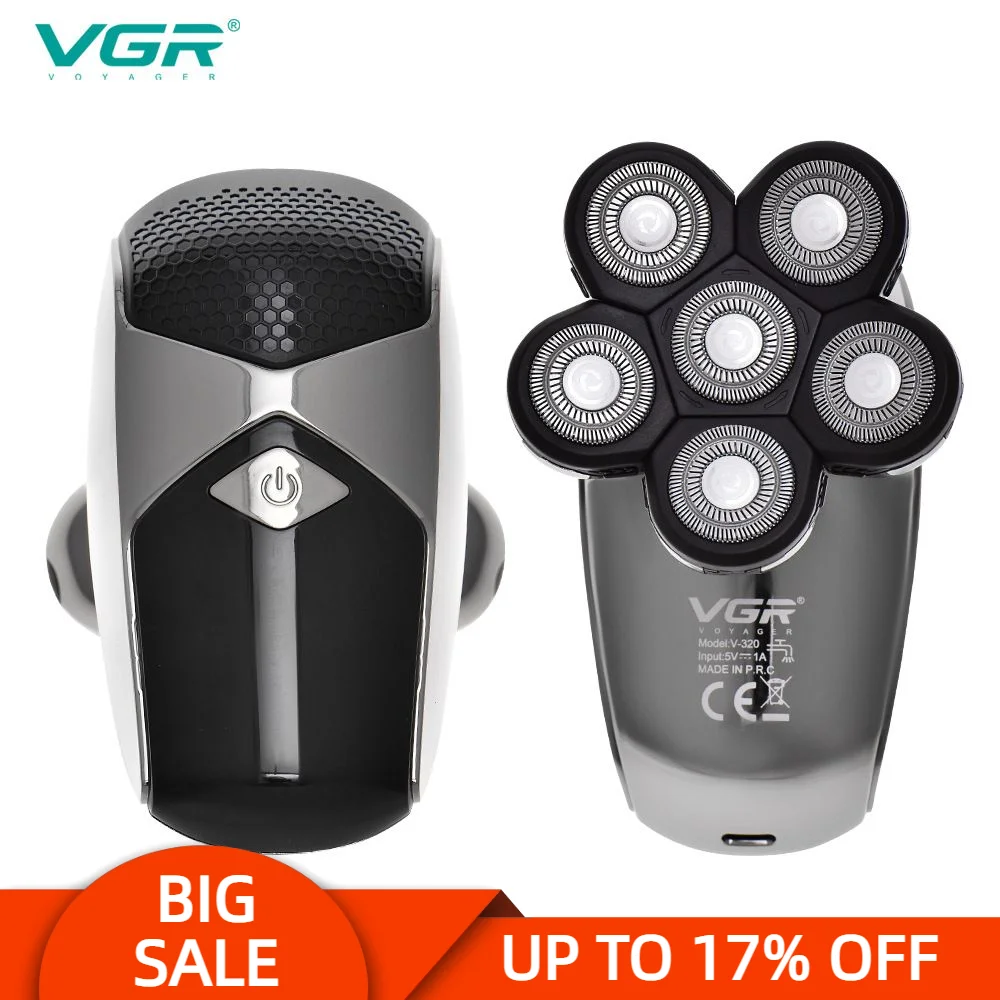 

VGR 320 Electric Shaver Personal Care Appliances Multifunction 5 In 1 Usb Charging Bosy Washable Noise Reduction V320