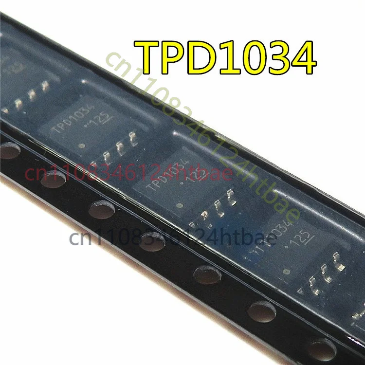 10PCS TPD1034 HIGH SIDE POWER SWITCH FOR MOTORS SOLENOIDS AND LAMP DRIVERS SOP-8