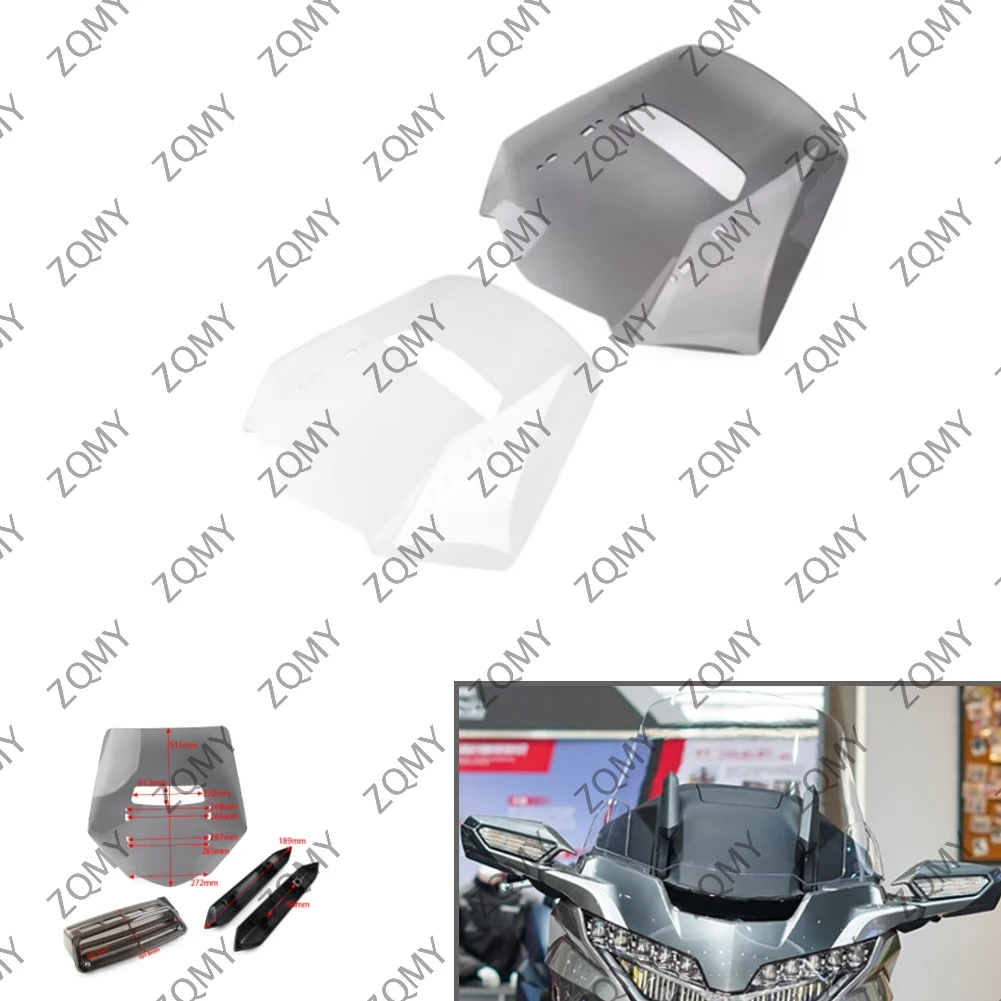 

Motorcycle Windscreen Wind Deflector Shield with Vented Kits For Honda Gold Wing GL1800 2018 2019 2020 2021 2022 2023