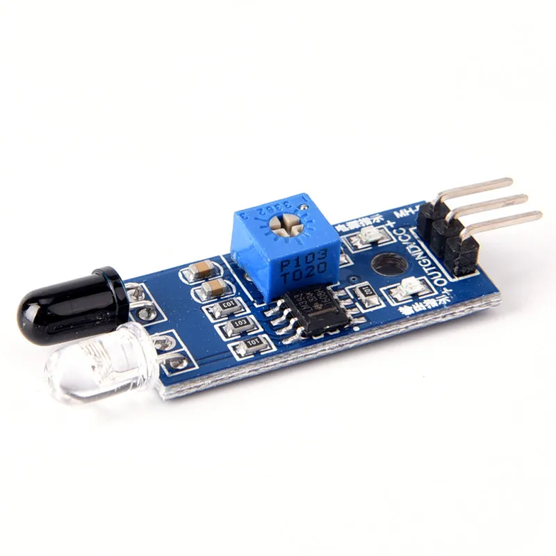 5PCS Stable Comparator LM393 IR Infrared Obstacle Avoidance Sensor Module For Arduino Smart Car Robot