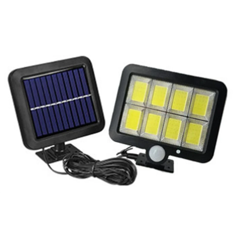 

160 COB Solar Powered Light Outdoor Motion Sensor Sunlight Waterproof Wall Lamp For Garden Garage Driveway Porch Fence