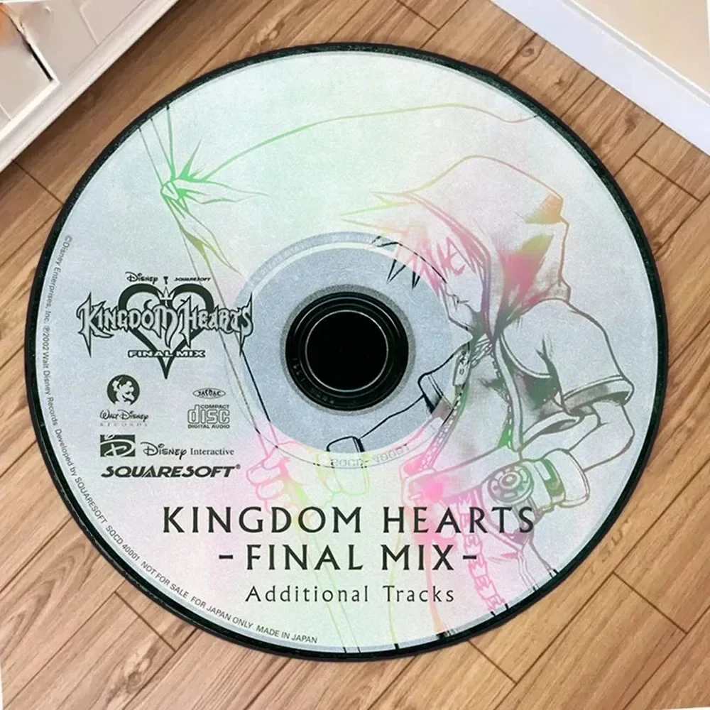 CD Cartoon Printed Round Rug METAL GEAR Circular Carpet for Living Room Bedroom Rug Bedroom Home Decoration Hallway Floor Mat
