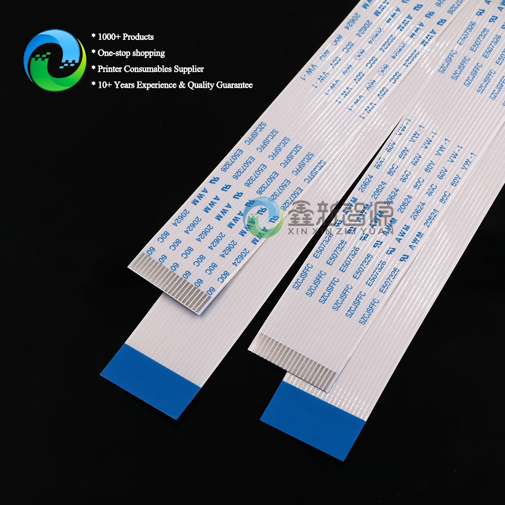 10pcs/lot Toshiba CE4M Printhead Data Cable for UV Flatbed Printer 20Pins Head Line FFC 40cm/60cm/75cm