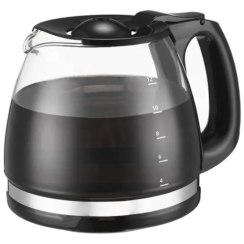 ABWR-12-Cup Coffee Carafe Replacement For Black And Decker Coffeemaker,Glass Coffee Pot Model CM1160B/W,CM1060B/W,CM1050B/W