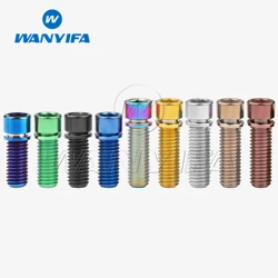 Wanyifa Titanium Ti Allen Small Head Bolt M8x 20 25mm Screws with Washers for BMX Bike Bicycle Stem