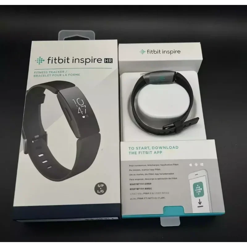 Fitbit Inspire HR Activity Tracker & Heart Rate Monitor Multi-Color S+L Bands