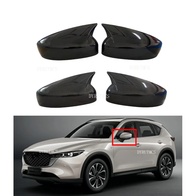 

Car Rearview Side Mirror Cover Fit For Mazda CX5 CX-5 CX8 CX-8 2017 2018 2019 2020 2021 2022 2023 Rear View Mirror Cover Trim