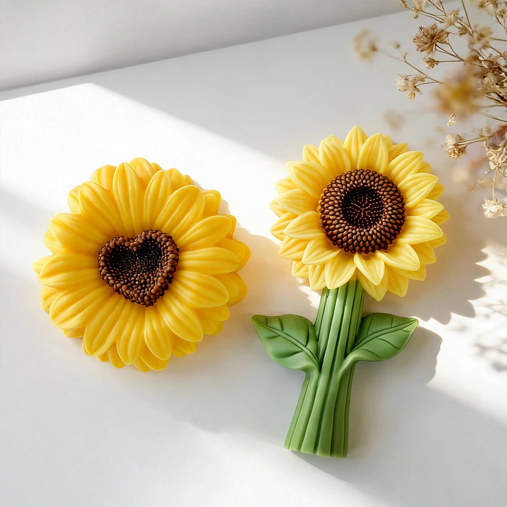 3D Sun Flower Silicone Mold Ar - огляд і ціна Soap Making At Home