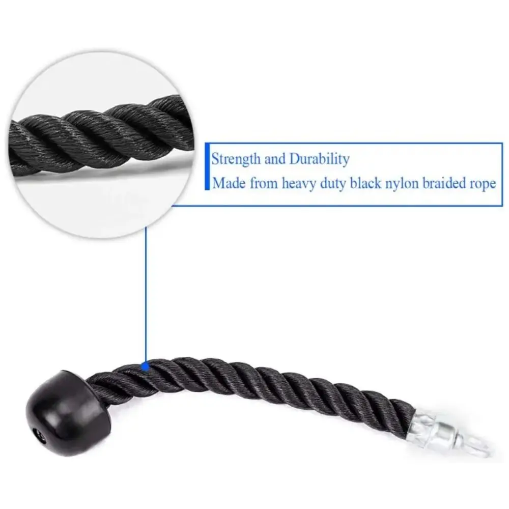 Single Handle Fitness Pull Rope Bodybuilding Triceps Gantry Pull Rope Stable Multifuntional Gym Equipment Pull Rope