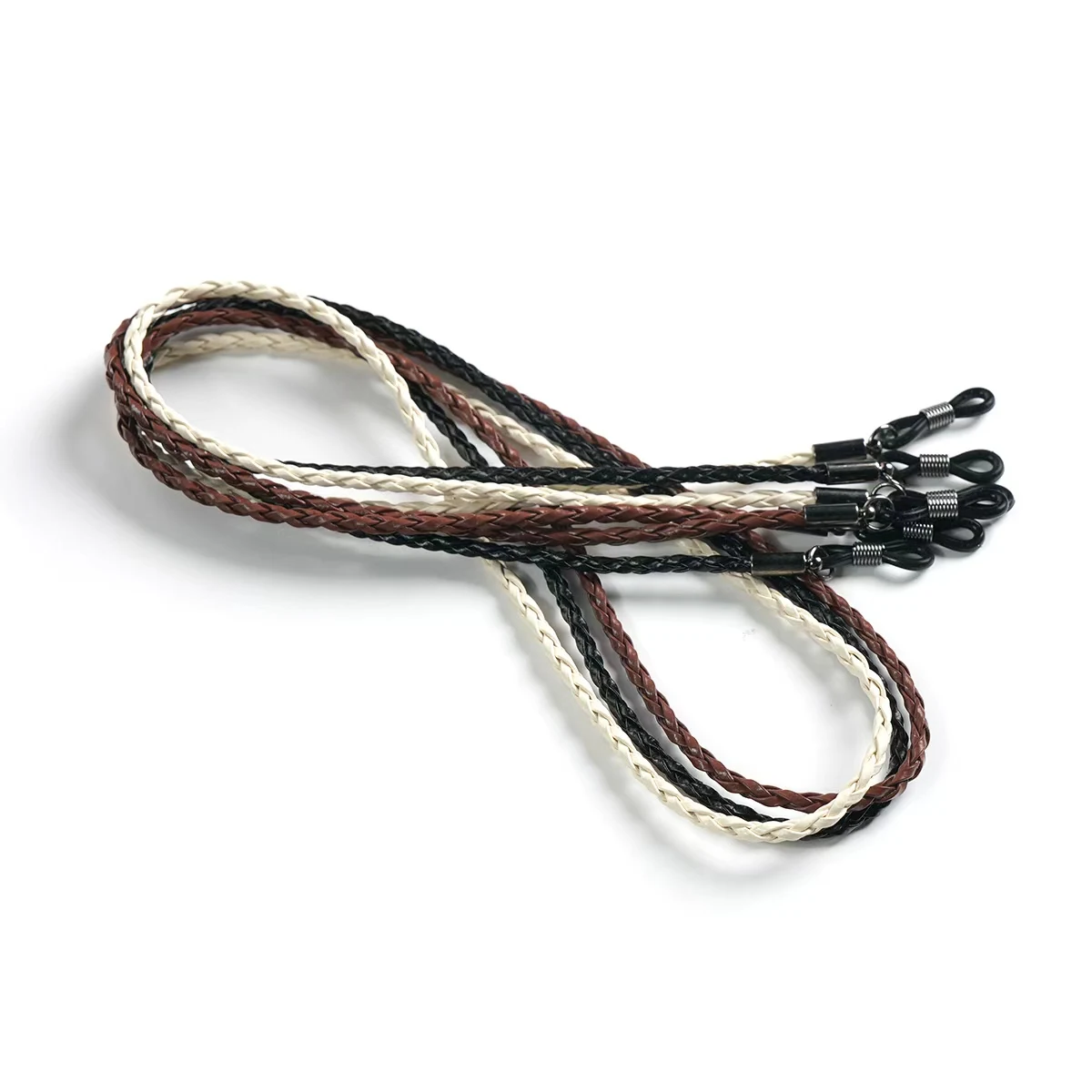 3-teiliges handgewebtes PU-Brillenband, einfaches rutschfestes Brillenband, Brillen-Accessoires für Männer und Frauen. – Detail 5