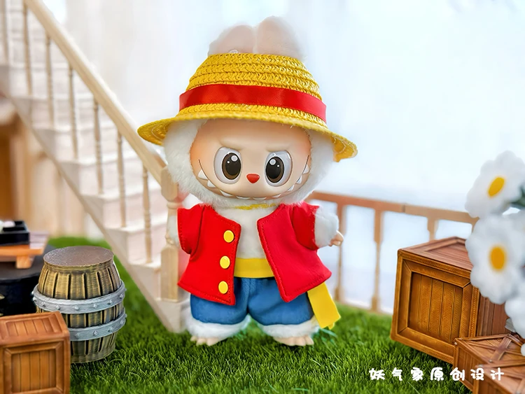 Per V1v2v3 Labubu Vestiti Alla Moda Gioca Vestiti Del Bambino Fai Da Te Accessori Fatti A Mano Set Cappelli Vestiti Pantaloni Regali Per I Bambini Giocattoli bambola