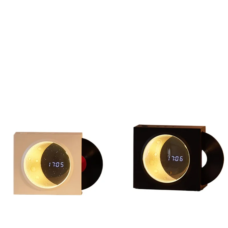

Retro bluetooth wireless speaker small stereo subwoofer high quality vinyl record home new year gift
