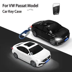 Auto Model Sleutel Case voor Volkswagen VW Passat voor Golf Alltrack 2019 2018 Arteon Skoda Superb A7 3 4 knop Klep Fob Houder