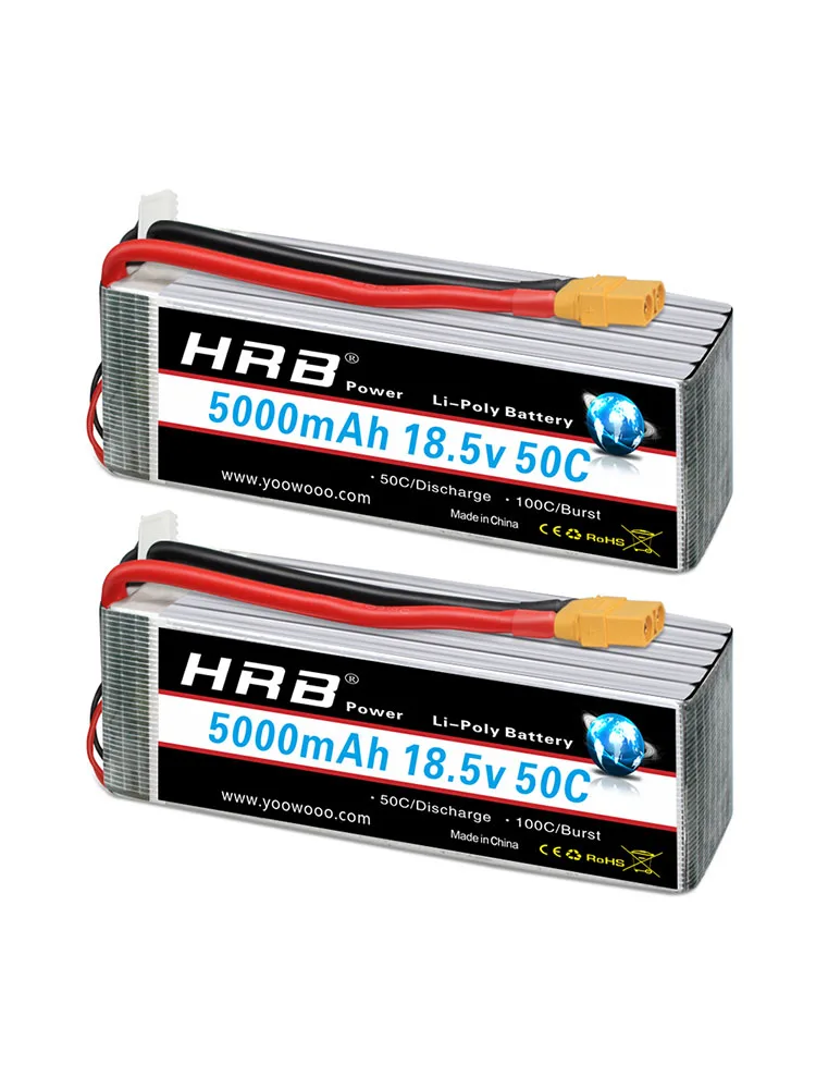 1/2pc HRB 5S 18,5V 5000mAh RC Lipo Batterie mit XT90 Stecker für RC Hubschrauber Flugzeug auto Boot Lkw 10S Drone Batterie DIY