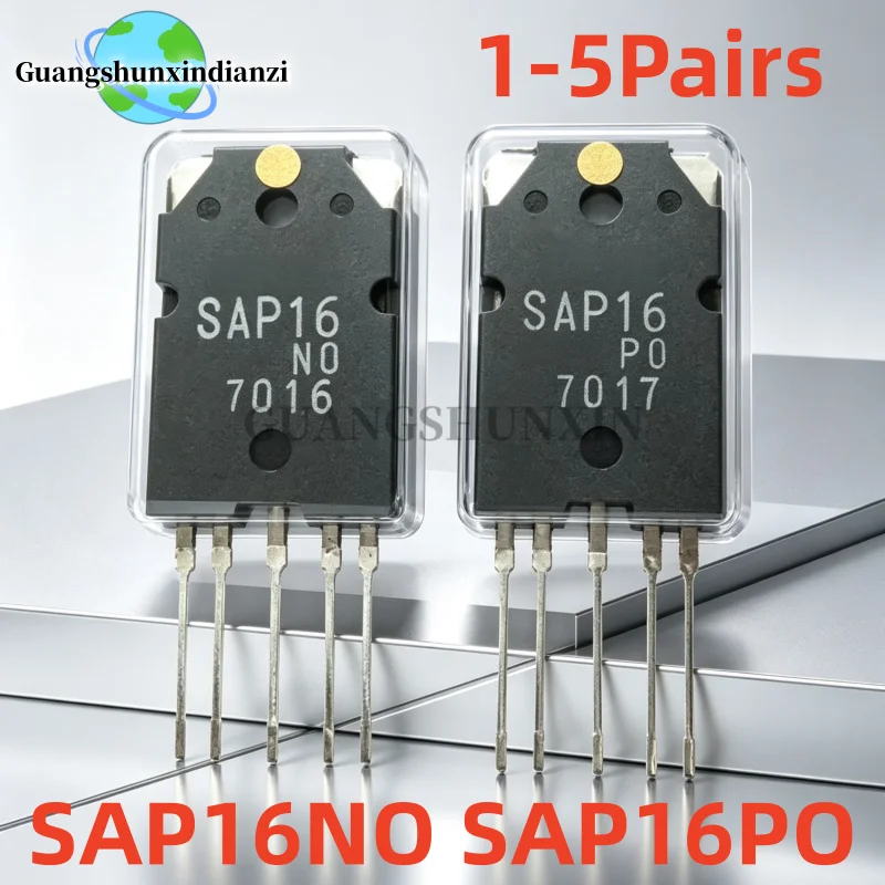 1-5Pairs New Original SAP16NO SAP16PO SAP16N0 SAP16P0 SAP16 TO-3P-5 Best Quality Transistor In Stock