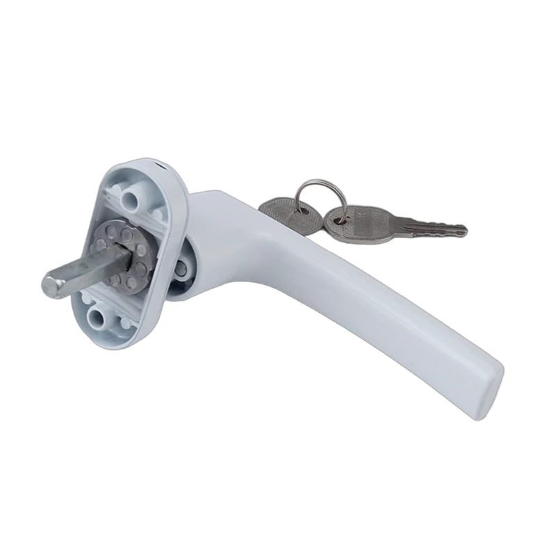 Industrial Lockable Handle Key Locking Mechanism Convenient Lockable Window Handle Simple Installation for Added Safety