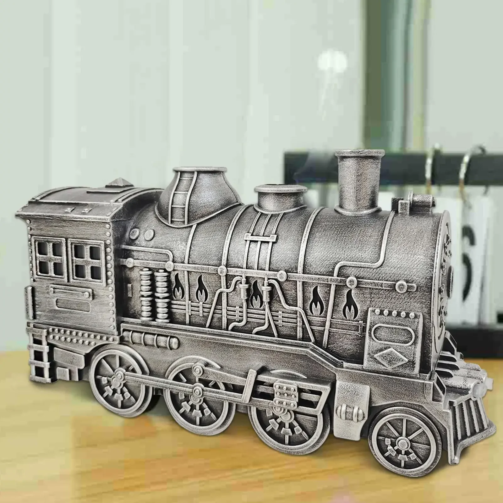 Air Diffusers For Home Steam Train Scented Air Mist Room Diffuser Desk Decor Bedroom Playroom Indoor Plants